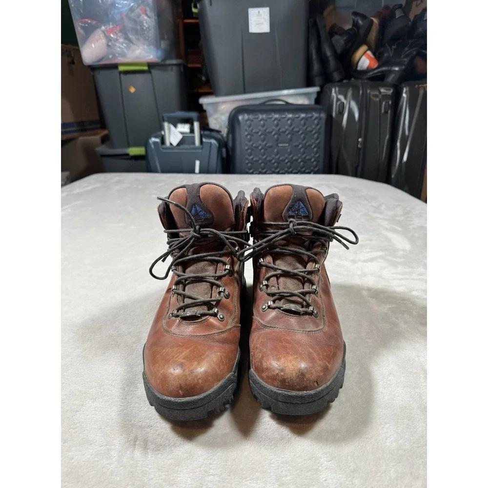 RARE Vintage 90s Nike Hiking Boots Men Size 9.5 Brown Nakar ACG 90s Gorpcore